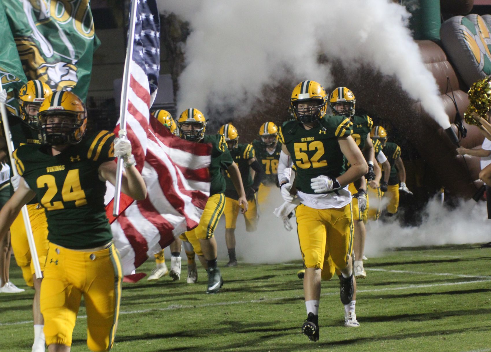 Vikings' defense dominates the Miners. remain undefeated at 5-0